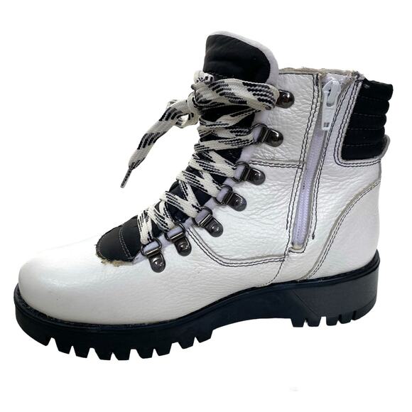 Bos. & Co. Gator Prima Fur Leather Boots Zip Up Ankle Ice Grip Insulated Size 37 - Picture 5 of 12